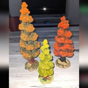 Department 56 Autumn Trees set of 3